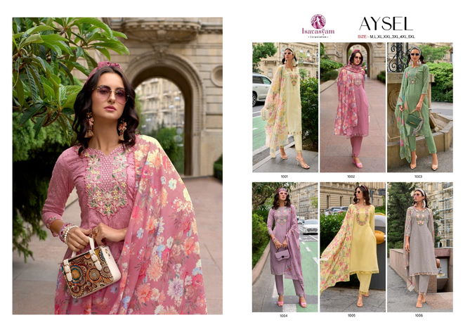 Aysel By Isavasyam Chikan work Designer Kurti With Bottom Dupatta Wholesale Online